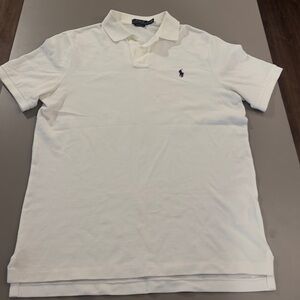 Polo by Ralph Lauren Men's Cream Polo Shirt